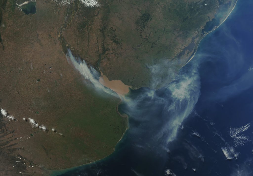 Imagen satelital de Argentina por Edgardo Nicolas de Gracia de Telespazio